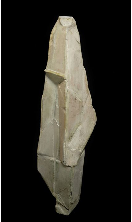 Sculpture titled "Cumpa" by Carlos Sánchez Maydana, Original Artwork, Wood