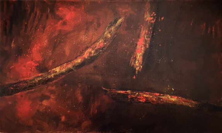 Painting titled "Concento" by Carlos Sánchez Maydana, Original Artwork, Oil