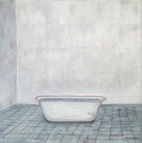 Pintura titulada "la tina" por Carlos Ardohain, Obra de arte original