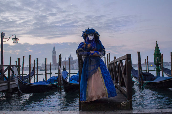 Arte digital titulada "amanece-en-veneciaw…" por Carlos Garcia Calviello, Obra de arte original,