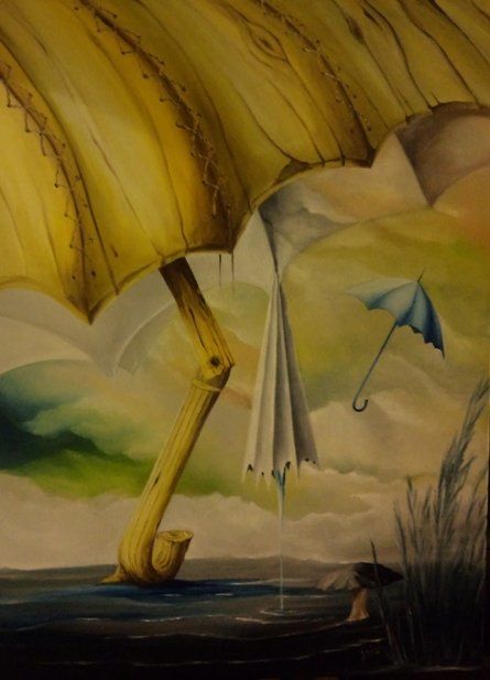 Pintura intitulada "Visões: Soneto do G…" por Carlos Godinho, Obras de arte originais, Óleo