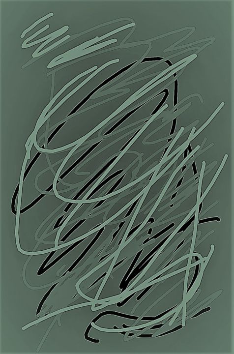 Digitale Kunst mit dem Titel "Abstrait (réf.22342…" von Carlos Vieira, Original-Kunstwerk, Digitale Malerei