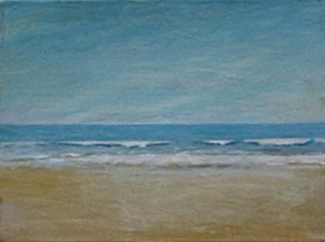 Painting titled "Mar de la Pampas" by Carlos Masoch, Original Artwork
