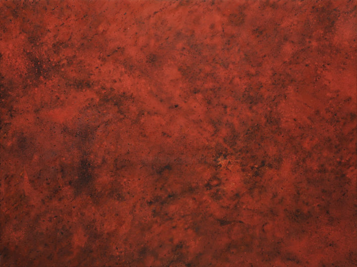 Pintura titulada "Rojo: perdido en el…" por Carlos Pardo, Obra de arte original, Oleo Montado en Bastidor de camilla de made…