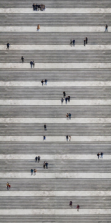 Photographie intitulée "Modica" par Carmelo Micieli, Œuvre d'art originale, Photographie numérique Monté sur Aluminium