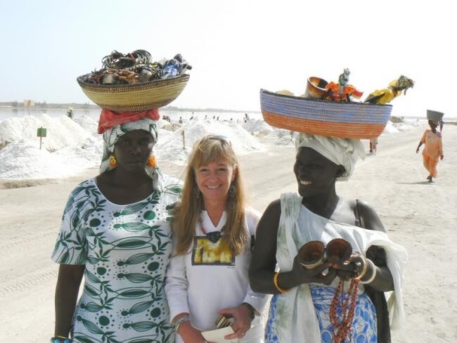 Fotografía titulada "LAGO ROSA  - SENEGAL" por Carmen G. Junyent, Obra de arte original