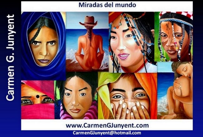 Painting titled "POR SI OS INTERESA…" by Carmen G. Junyent, Original Artwork