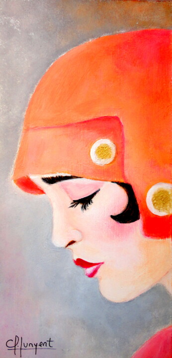 Painting titled "GLAMOUR Nº 16" by Carmen G. Junyent, Original Artwork, Acrylic