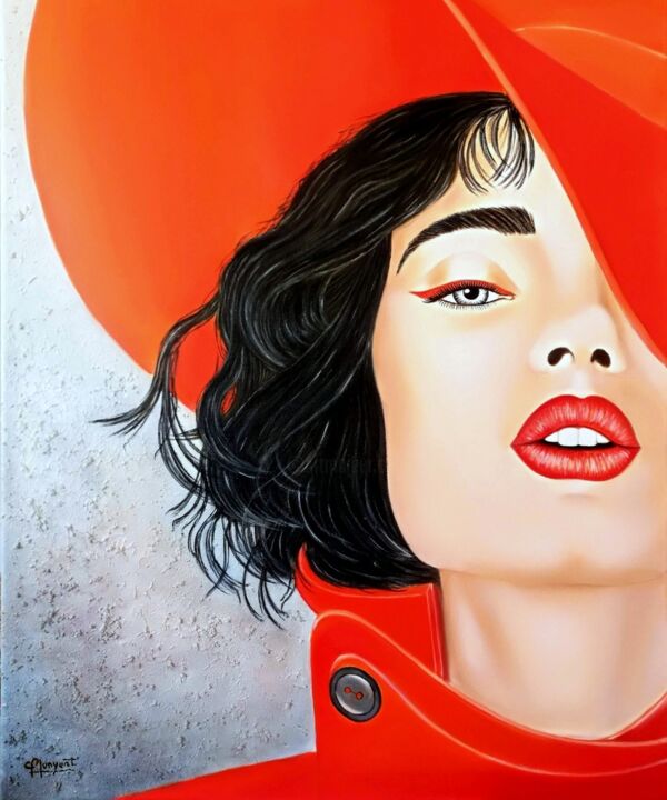Peinture intitulée "GLAMOUR EN PRIMAVERA" par Carmen Gomez Junyent (Carmen G. Junyent), Œuvre d'art originale, Acrylique Mon…