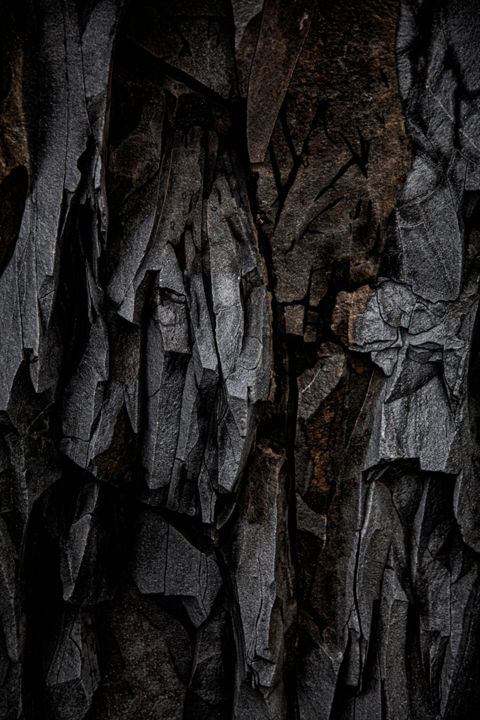 Photographie intitulée "Rochers II" par Carmen Lazarescu, Œuvre d'art originale, Photographie numérique