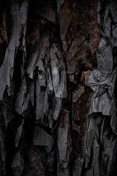 Photographie intitulée "Rochers II" par Carmen Lazarescu, Œuvre d'art originale, Photographie numérique