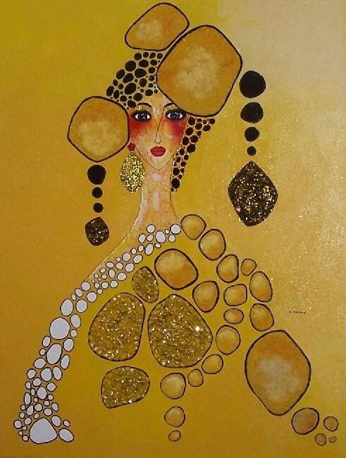 Картина под названием "ATHENA" - Carmen Manno, Подлинное произведение искусства