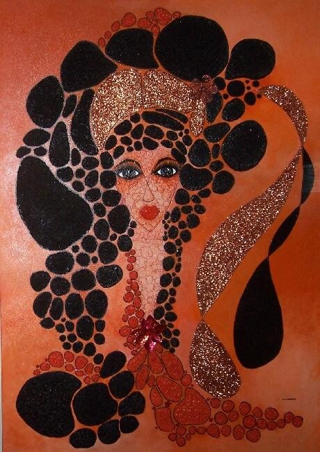 Картина под названием "SALOME" - Carmen Manno, Подлинное произведение искусства