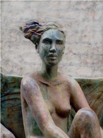 Скульптура под названием "Penélope" - Carmen Bartolome, Подлинное произведение искусства