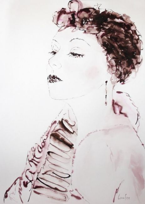 Drawing titled "FigurationFeminine…" by Carmen Bayer, Original Artwork, Other