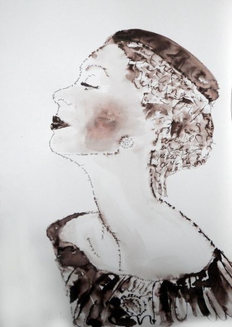 Drawing titled "FigurationFeminine…" by Carmen Bayer, Original Artwork