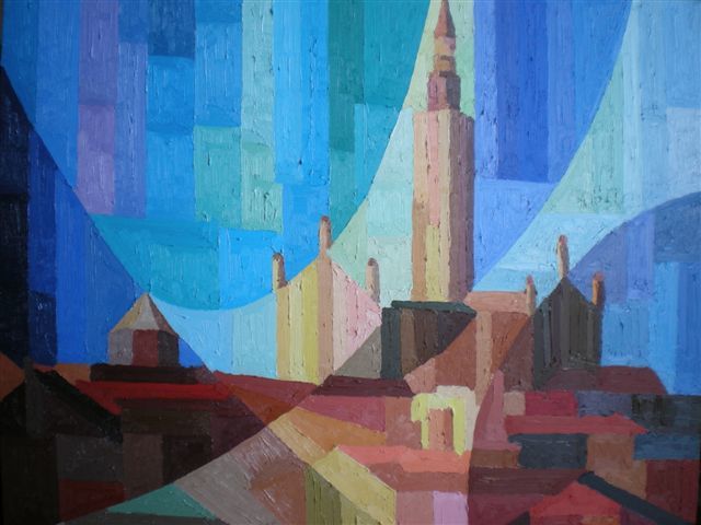 Painting titled "cremona" by Carmine Verre, Original Artwork, Other
