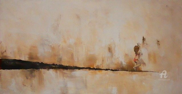 Pintura titulada "Rompiendo con el pa…" por Caro Becker, Obra de arte original, Acrílico