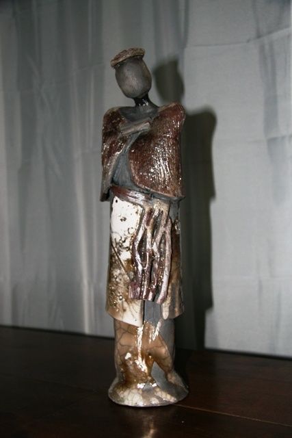 Escultura titulada "GEISHA" por Carol Bacque, Obra de arte original