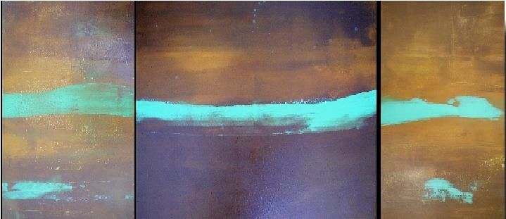 Painting titled "End Horizons" by Carol Benson, Original Art,