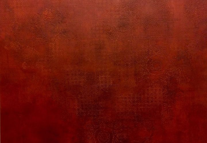 Painting titled "VERMELHO" by Carolina Kowarick, Original Artwork, Acrylic