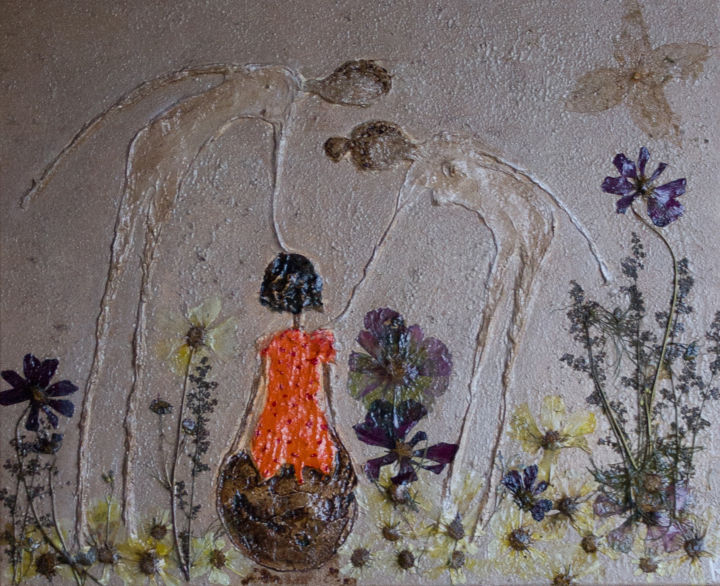 Peinture intitulée "L' enfant" par Karolien Peintures, Œuvre d'art originale