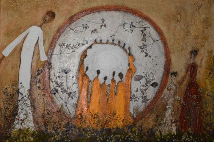Peinture intitulée "La cinquième source" par Karolien Peintures, Œuvre d'art originale