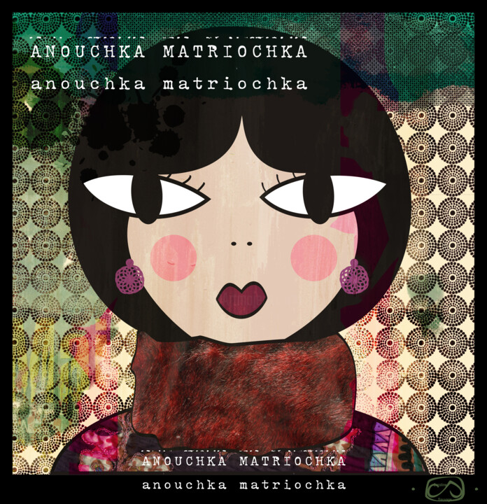 Painting titled "anouchka-matriochka…" by Caroline Sauvage, Original Artwork
