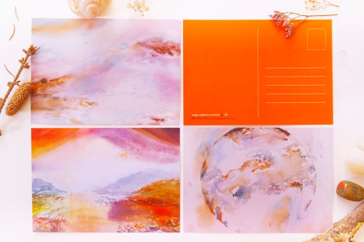 Cartes Postales Painting By Caroline Alaska Artmajeur Cartes Postales Painting By Caroline Alaska Artmajeur