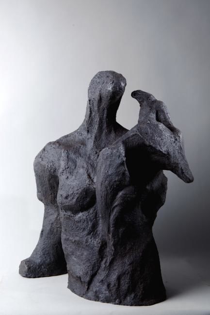 Sculpture titled "L'Oiseau" by Caroline Chopin, Original Artwork, Terra cotta