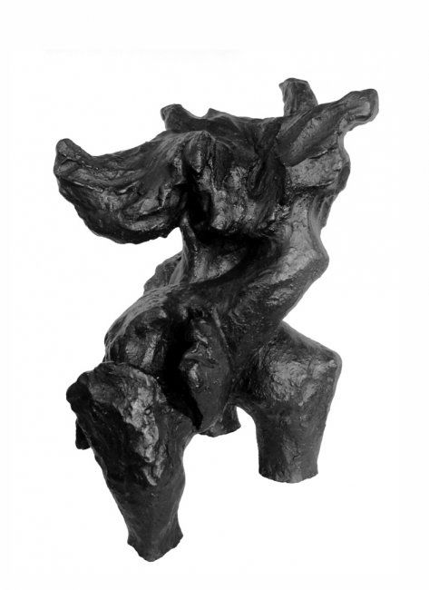 Sculpture intitulée "Eliaz" par Caroline Chopin, Œuvre d'art originale, Terre cuite