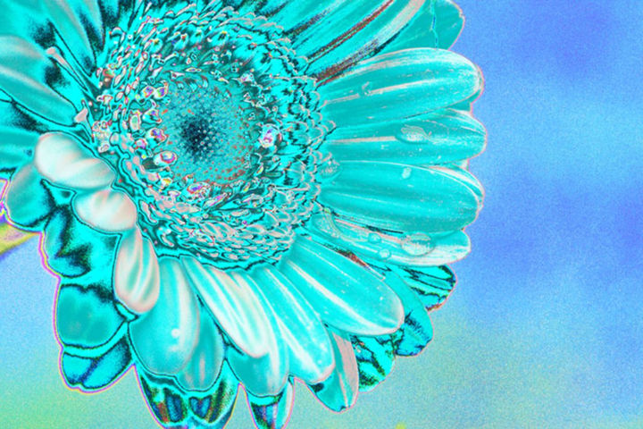 Digital Arts titled "Ice blue" by Carol Lynch, Original Artwork, Digital Painting