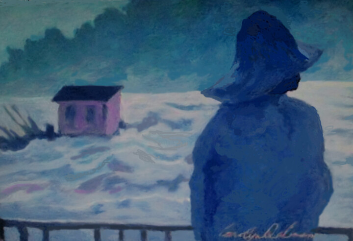 Painting titled "Bell Island" by Carolyn   A. Debnam, Original Artwork, Acrylic