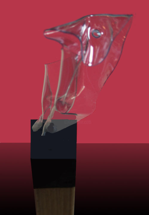 Скульптура под названием "Toms Bird" - Carol Lorac Young, Подлинное произведение искусства