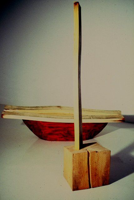 Sculpture intitulée "Lutiner" par Caroline Savard, Œuvre d'art originale, Bois