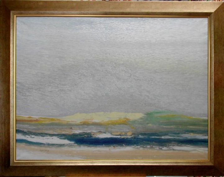 Painting titled "Namibia dune #1" by Michael Carr, Original Artwork