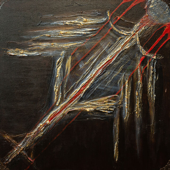 Peinture intitulée "Totemism I" par Carraux, Œuvre d'art originale, Acrylique Monté sur Châssis en bois