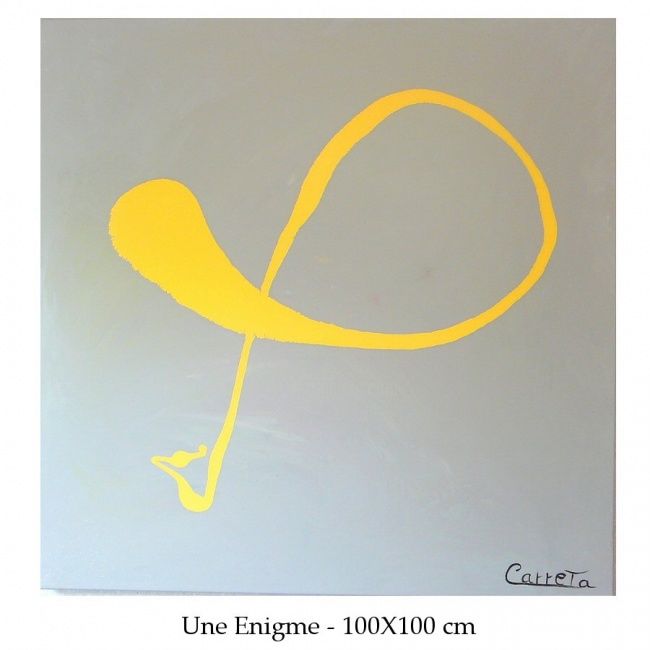 Peinture intitulée "Enigma" par Carreta James, Œuvre d'art originale, Huile