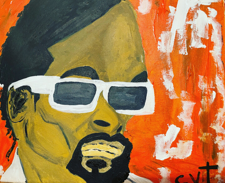 Peinture intitulée "Snoop" par Carrie Joseph Vouteau, Œuvre d'art originale, Acrylique