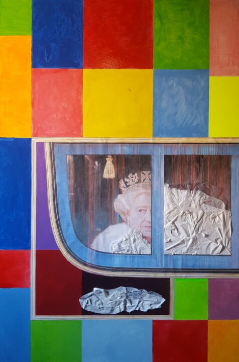 Peinture intitulée "the Queen of colors" par Cartasso, Œuvre d'art originale, Acrylique