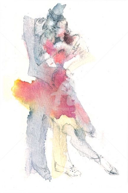 Painting titled "tango 8" by Casella Fernando, Original Artwork