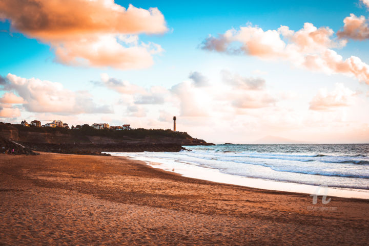 Fotografia intitulada "Anglet On Fire" por Cassiopeia, Obras de arte originais, Fotografia Não Manipulada