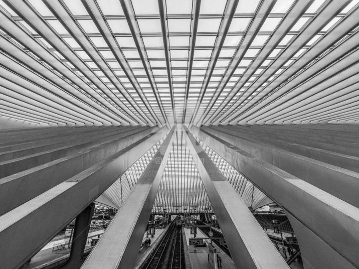 Fotografie getiteld "Lines" door Castalibre, Origineel Kunstwerk