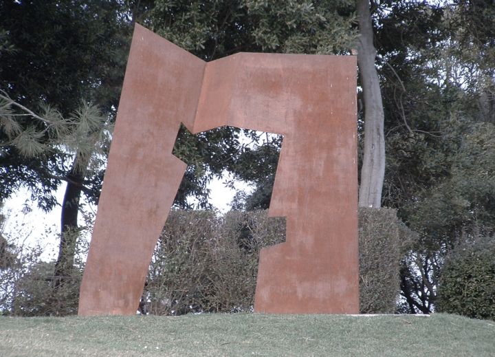 Скульптура под названием "proposition for a v…" - Carlos Castanedo, Подлинное произведение искусства, Металлы