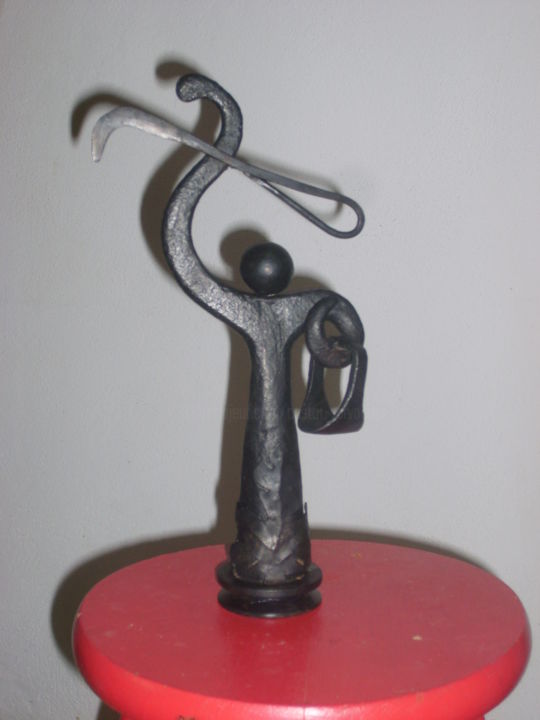 Sculpture titled "le coupeur" by Castor, Original Artwork