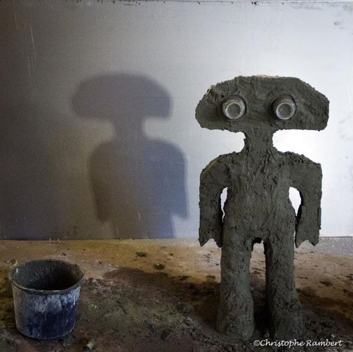 Escultura titulada "Alien" por Nicolas Castus Decressac, Obra de arte original