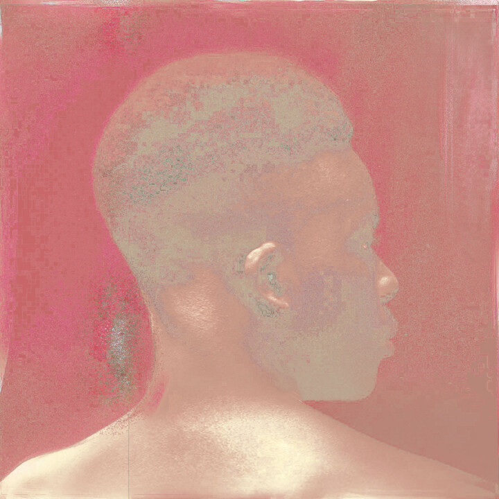 Photographie intitulée "Âmes en rouge Portr…" par Marc Cuxart, Œuvre d'art originale, Photographie numérique