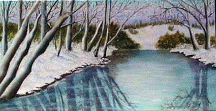 Pintura intitulada "Neve" por Catarina Ribeiro, Obras de arte originais