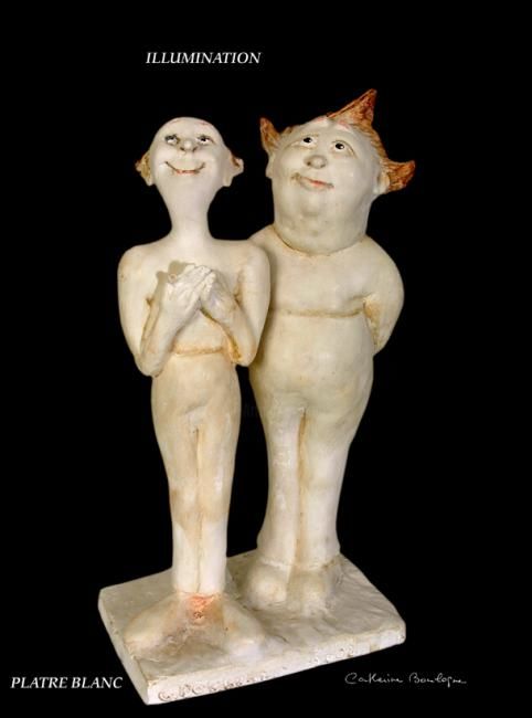 Sculpture titled "Surprise" by Catherine Boulogne, Original Artwork, Other
