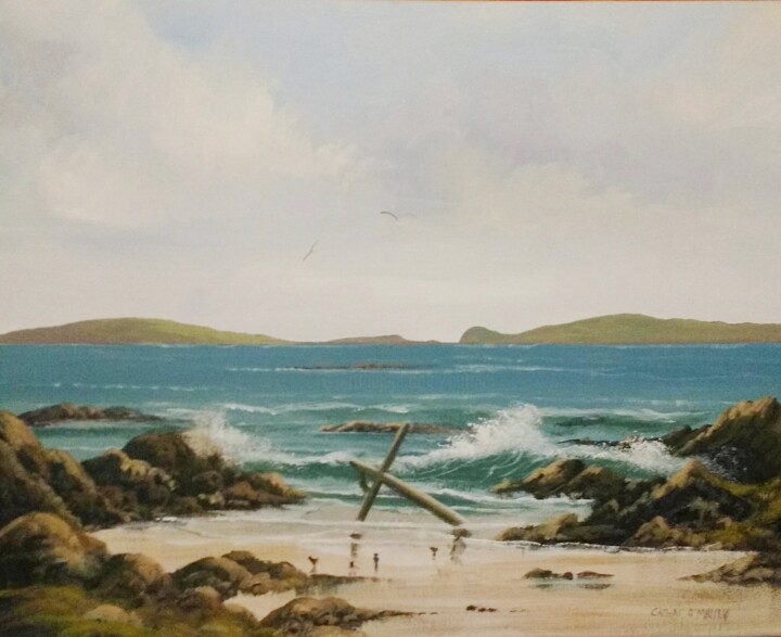 Pintura intitulada "aughrisbeg anchor b…" por Cathal O Malley, Obras de arte originais, Acrílico